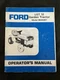 Ford LGT 12 Garden Tractor Operator&rsquo;s Manual Model 09GN2201 *40