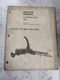 SPERRY NEW HOLLAND DEALER SERVICE REPAIR MANUAL HARVESTER 900 2-85 1985