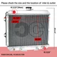 3-ROW RADIATOR FOR MCFA CATERPILLAR MITSUBISHI FORKLIFT FG15 FG25 #9360100100
