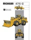 Equipment Brochure - Clark - Michigan - 475C - Wheel Loader - c1986 (E8400)