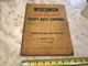 Wisconsin Air Cooled Heavy Duty Engines Model S-7D Instruction Book & Parts list