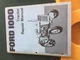 FORD 1000 SERVICE MANUAL SHOP REPAIR TRACTOR