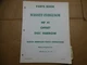 Massey Ferguson MF 41 Offset Disc Harrow Parts book manual 5/68