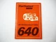 Genuine Fiat 640 640DT Tractor Owners Manual Operation Service Plan 1974