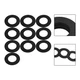 Bucket Pin Shim Kit 45mm For Cat Kubota Deere Komatsu Excavator And Skid Steer U