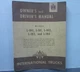 1951 International Harvester Owner's Manual L-180-L-184