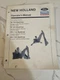 New Holland Owners Manual Book B-104 B-124 Bh-114 Bh-124