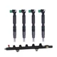 4X Fuel Injector ＆ Fuel Common Rail 7261663 28347042 For Bobcat Doosan D34 Track