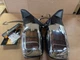 Used Pair Chrome Heated Towing Mirrors Temp Sensor For 2009-2018 Ram 1500-3500