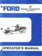 Ford 38" Mower Attachment Operator's Manual Model 9607439 New Holland