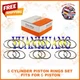 Piston Ring Set STD For ISUZU 6BG1 6BG1-3G Engine 105mm*3+2.5+4, 3 Grooves