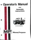 Massey Ferguson MF 2745 Tractor Operator's Manual Assembly Instructions 1978