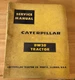 Caterpillar Tractor Service Manual DW20  Item DS21