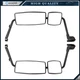 For 2002-2018 International 4300 4200 Black Door Mirrors Complete Left + Right