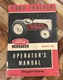 Original Ford Tractor Model 8N Operator Manual 1952 Farm 3729-52-C