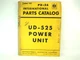 International Harvester Parts Catalog PU-36 for UD-525 Power Unit