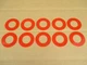 10 BUCKET PIN SHIMS 45MM FOR TEREX TX750 TX760 TX860