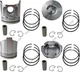piston set 123907-22081 for Yanmar 4TNV106 4TNV106T Engine Takeuchi T150