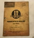 I & T Shop Service Manual # MM-11 ~ Minneapolis Moline ~ UB UTS Special 5 Star++