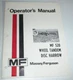 Massey Ferguson MF 520 Tandem Disc Harrow Operators/Maintenance Manual 8-73 OEM!