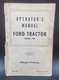 Ford 8N Tractor Operators Manual Maintenance Service Dec 19 1949 3729-49-H