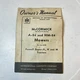 McCormick-Deering  A-24 HM-24 Mowers Owner's Manual Super-A, H and M Tractors