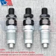 NEW 3X Fuel Injectors For Mahindra Tractor 2310 3510 4110 E630053004 E630053005