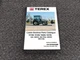 Terex TX750B TX760B Loader Backhoe Parts Catalog Manual S/N H20086018-Below