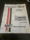 Vintage 1974 MASSEY FERGUSON MF 520 WHEELED TANDEM DISC HARROW OPERATORS MANUAL