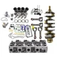4JG1 4JG1T Engine Rebuild Kit / Crankshaft / Cylinder Head /Rod For Isuzu Engine