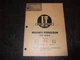  MASSEY-FERGUSON MODEL MF 303 MF404 MF406 MF1001 TRACTOR  I & T SERVICE MANUAL 
