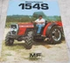 Massey Ferguson MF 154S Tractor Sales Flyer - AG 101/285-15-1