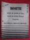 1976 WHITE 425C, 504B LP /GAS, D451, D585 DIESEL ENGINE TECHNICAL SERVICE MANUAL