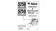 Bobcat S250 Turbo & S250 Turbo High Flow Loader Maintenance & Operation Manual 3
