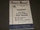 1949 International McCormick-Deering 440 441 442 Corn Planter Owner's Manual 