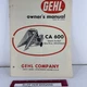 GEHL CA 600 QUICK SWITCH ONE ROW CROP ATTACHMENT OWNERS OPERATORS MANUAL 045686