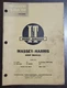 Massey-Harris Shop Manual Part # MH-5A