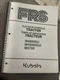 Kubota FRS Flat Rate Schedule Tractor M4800SU M4900(SU) M5700 Service Manual