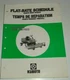 Kubota F2100 F2400 RC60 RC72 Front Mower Flat Rate Schedule (Repair Time) Manual