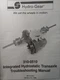 Hydro-Gear 310-0510 Hydrostatic Transaxle Troubleshooting Manual Garden Tractor