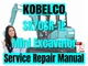 Kobelco Mini Excavator SK70SR-1E Service Repair Manual
