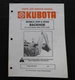 KUBOTA L3350 L3750 L4150 TRACTOR "4540 4540A BACKHOE SERVICE PART CATALOG MANUAL