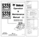 Bobcat S220 Turbo HF Skid Steer Loader Operation and Maintenance Manual 5232 ...
