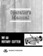 Massey Ferguson MF 60 Rotary Cutter Operators Manual