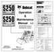 Bobcat S250 Loader Operation and Maintenance Manual 5207 5208 PDF