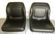 2 BLACK Vinyl SEATS for BOBCAT 2200 2200D UTV 102707301CC 103267001CC Seat