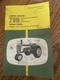Vintage John Deere Tractor Co Model 730 Deisel Owner Operators Manual OM-R20700