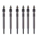 6PCS Glow Plug 24V For Isuzu Doosan Daewoo DB58 DH130-2 Excavator