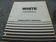White Farm Equip 2-85 Field Boss Tractor Owner Operator Manual Form No 432 431D