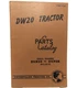 CAT Caterpillar DW20 TRACTOR Parts Catalog Manual Book 21C823- 21C938